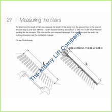 Load image into Gallery viewer, Handicare 1100 Indoor Straight Stairlift