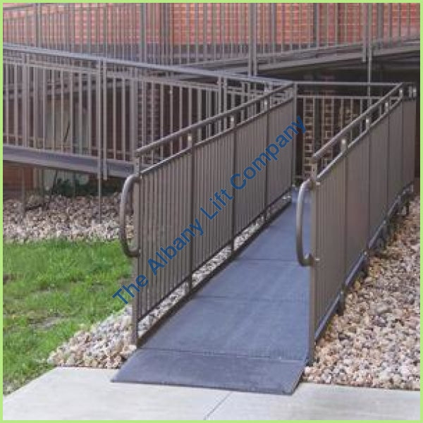 Commercial Open Mesh Modular Ramp System – Thealbanyliftcompany