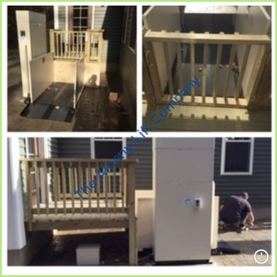Custom Vertical Lift Deck W/ Steps (Inc Handrails & Posts) Misc